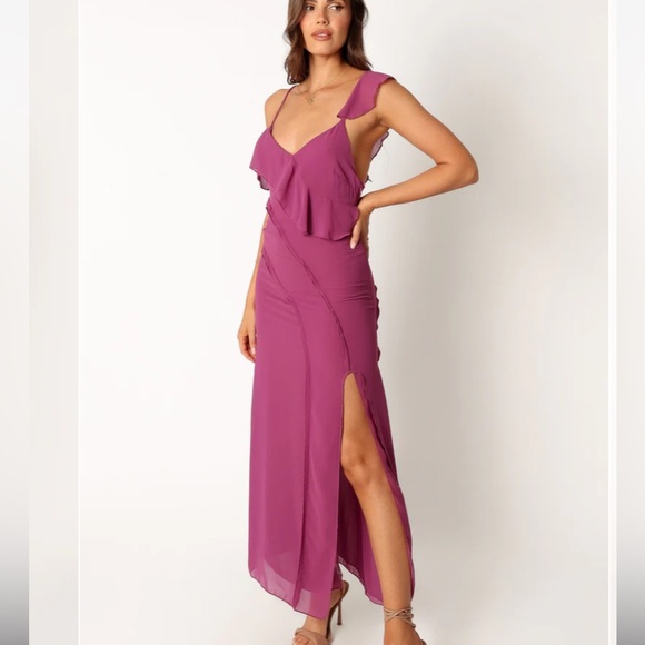 Petal and Pup Purple Stephy Maxi Dress - Size S - Picture 3 of 7